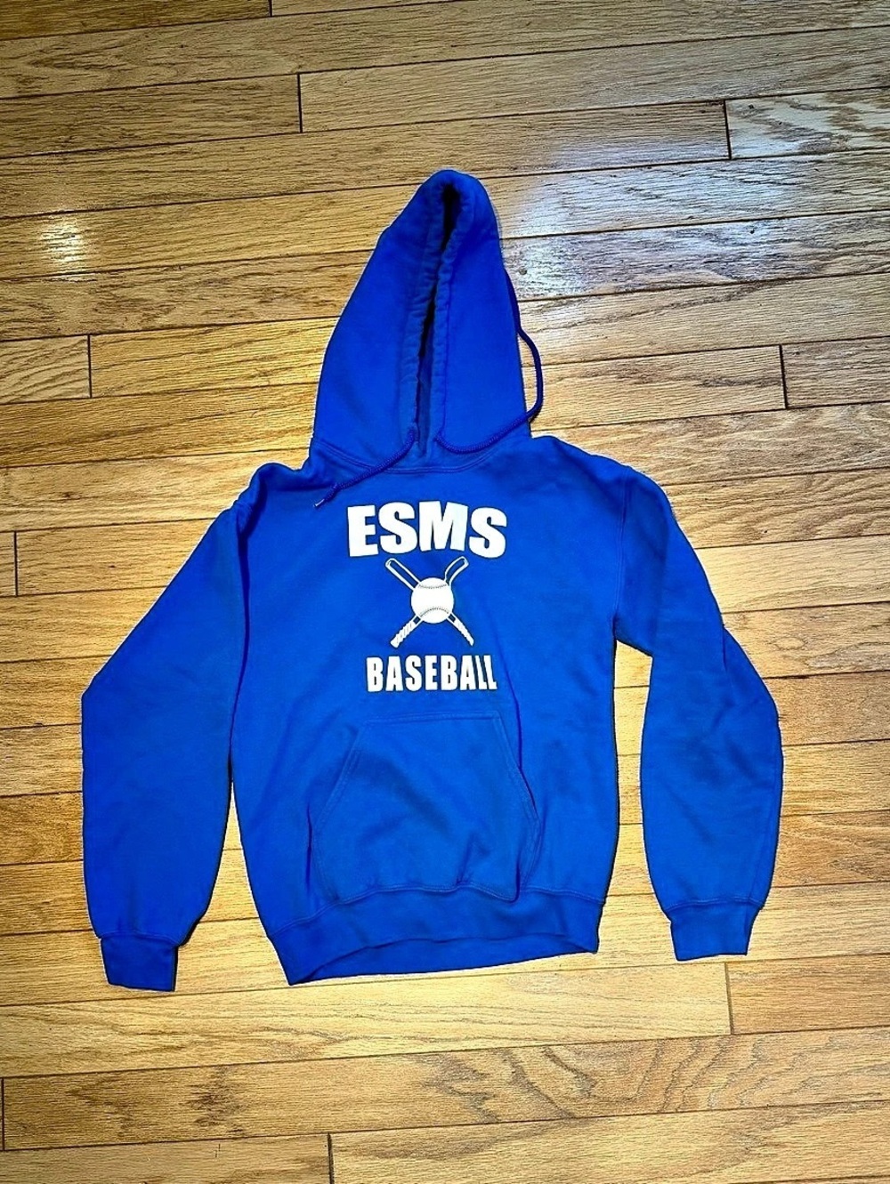 Blue Baseball Hoodie